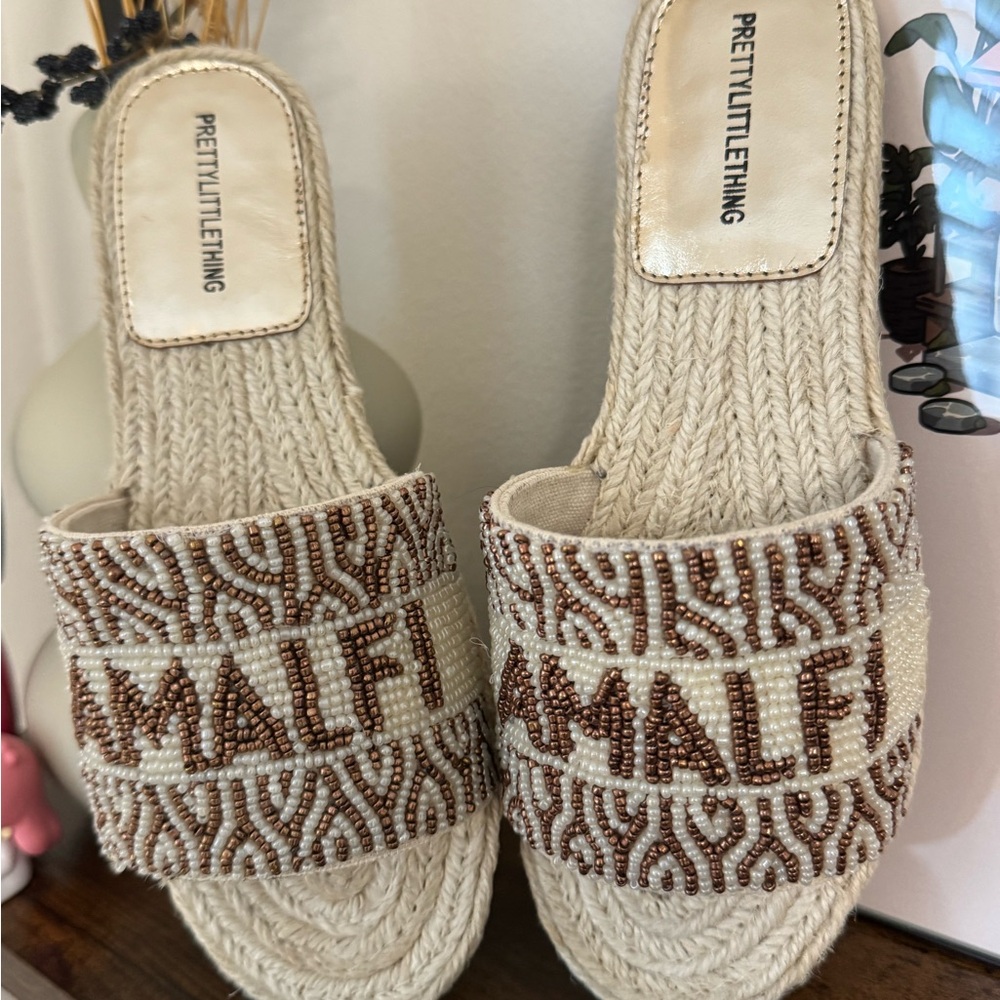 AMALFI Beaded Slide Sandals - Picture 5 of 6